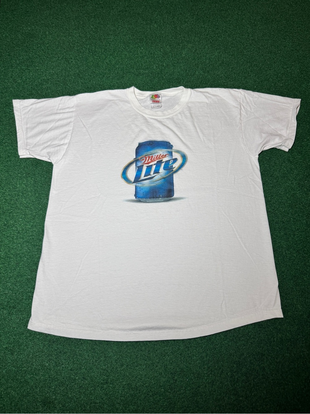 Miller Lite Vintage Beer T Shirt Large Graphic Beer Can Grunge Y2K Shirt